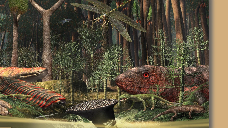 USGS reconstruction of a Carboniferous swamp forest